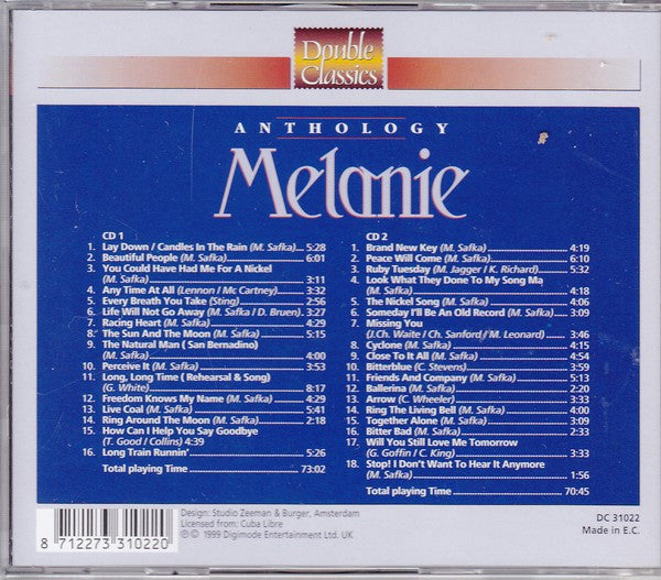 Melanie (2) : Anthology (2xCD, Comp)