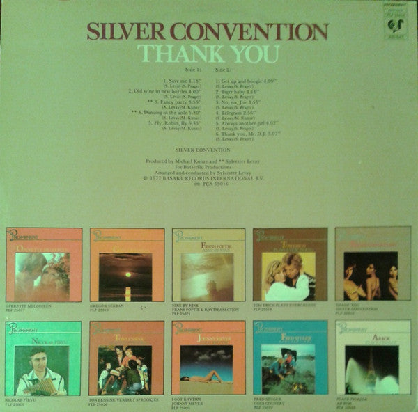 Silver Convention : Thank You (LP, Comp)