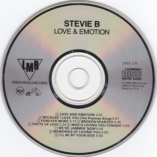 Stevie B : Love & Emotion (CD, Album)