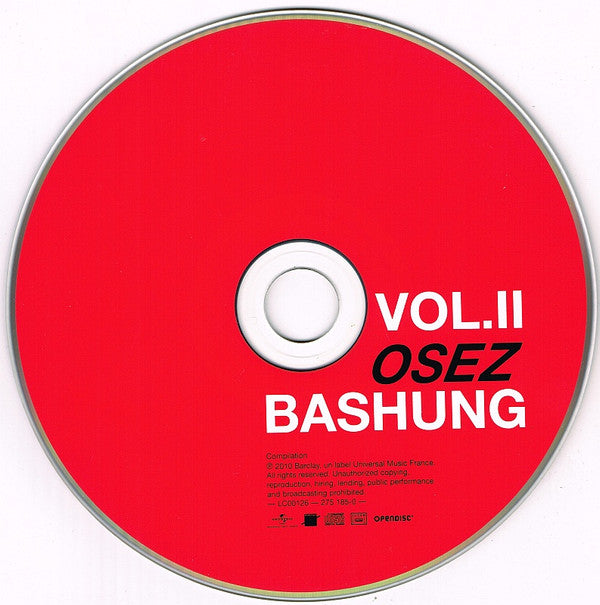 Alain Bashung : Osez Bashung (2xCD, Comp, Ltd)