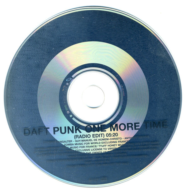 Daft Punk : One More Time (CD, Single, Promo)