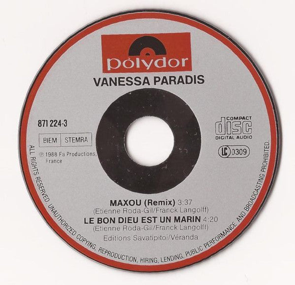 Vanessa Paradis : Maxou (CD, Mini, Single)