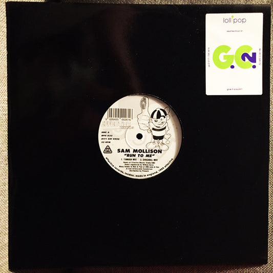 Sam Mollison : Run To Me (12")