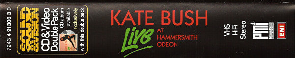 Kate Bush : Live At Hammersmith Odeon (CD, Album + VHS, PAL, SECAM, HiF)