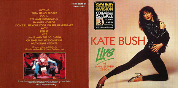 Kate Bush : Live At Hammersmith Odeon (CD, Album + VHS, PAL, SECAM, HiF)
