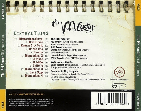 The RH Factor : Distractions (CD, Album)
