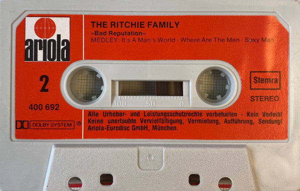 The Ritchie Family : Bad Reputation (Cass, Album)