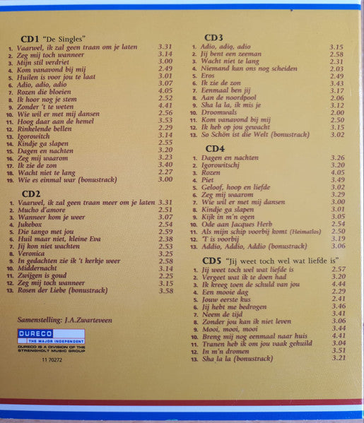 Corry En De Rekels : Totaal (5xCD, Comp, 5cd)