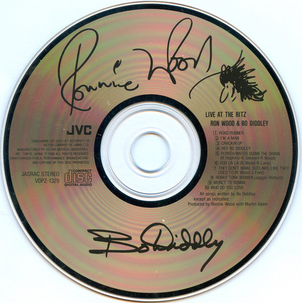 Ron Wood & Bo Diddley : Live At The Ritz (CD, Album)