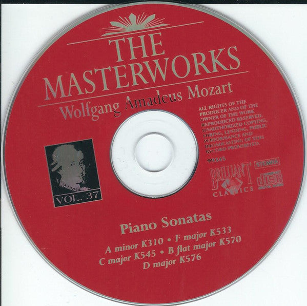 Wolfgang Amadeus Mozart : Piano Sonatas K310 / K533 / K545 / K570 / K576 (CD, Comp)
