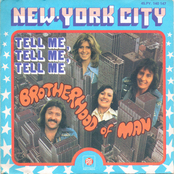 Brotherhood Of Man : New-York City (7", Single)