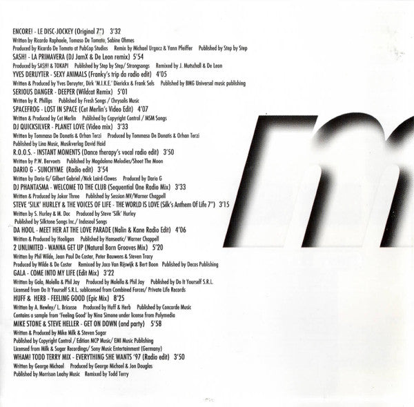 Various : Move-X Dance Awards 98/1 (CD, Comp)
