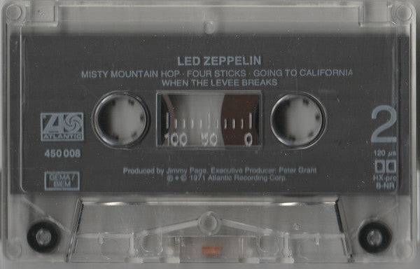 Led Zeppelin : Untitled (Cass, Album, RE, 120)