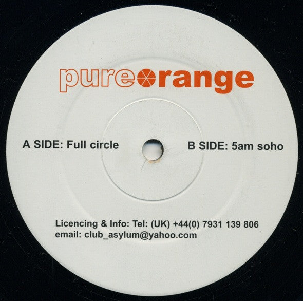 Pure Orange : Full Circle (12")