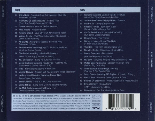 Various : Kiss Garage (2xCD, Comp)
