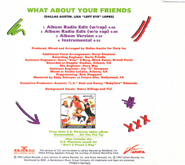 TLC : What About Your Friends (CD, Maxi)