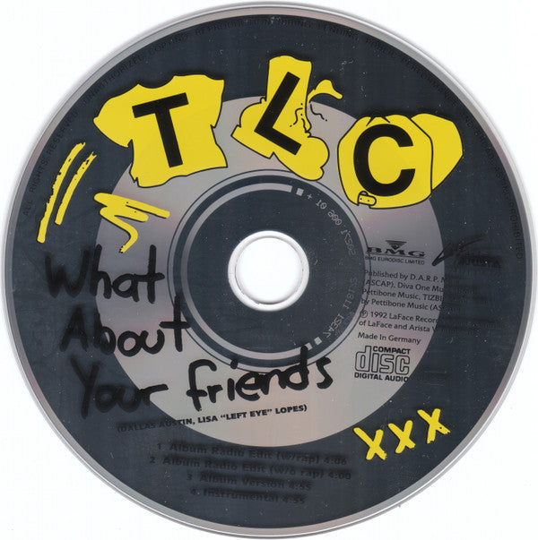 TLC : What About Your Friends (CD, Maxi)