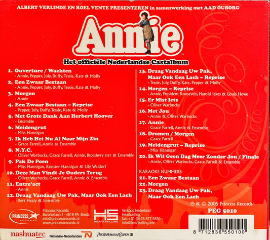 Various : Annie (Het Officiële Nederlandse Castalbum) (CD, Album, Dig)