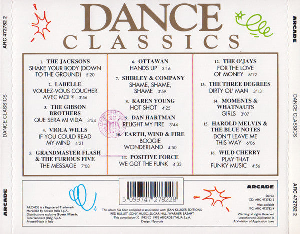 Various : Dance Classics (CD, Comp)