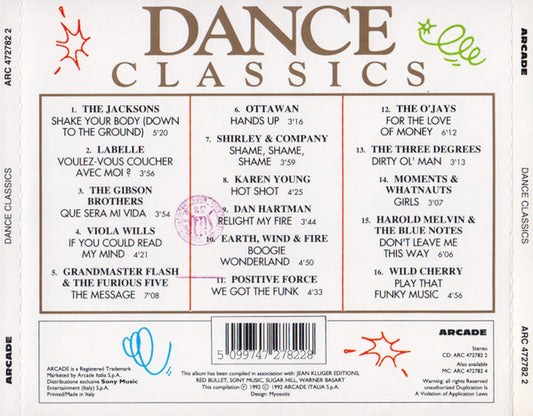 Various : Dance Classics (CD, Comp)