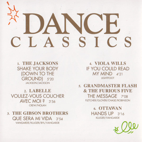 Various : Dance Classics (CD, Comp)