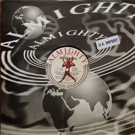 Abbacadabra : Lay All Your Love On Me (12")