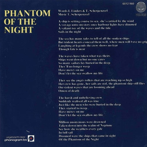 Kayak : Phantom Of The Night / Ivory Dance (7", Single)