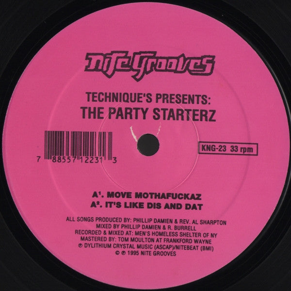 Technique (2) : The Party Starterz (12")