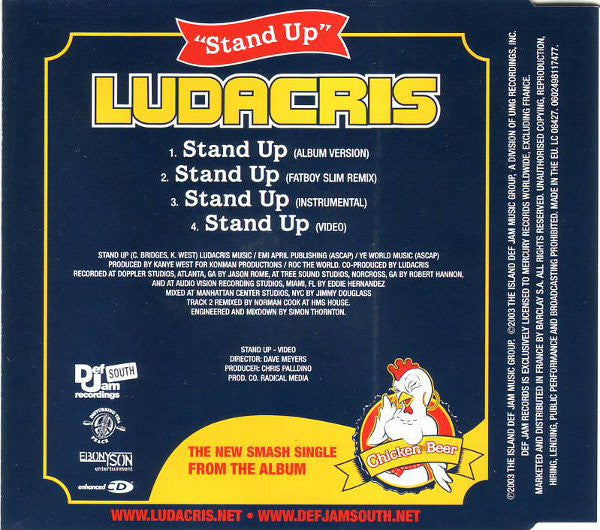 Ludacris : Stand Up (CD, Maxi, Enh)