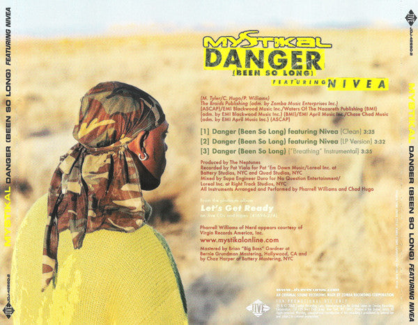 Mystikal Featuring Nivea : Danger (Been So Long) (CD, Single, Promo)