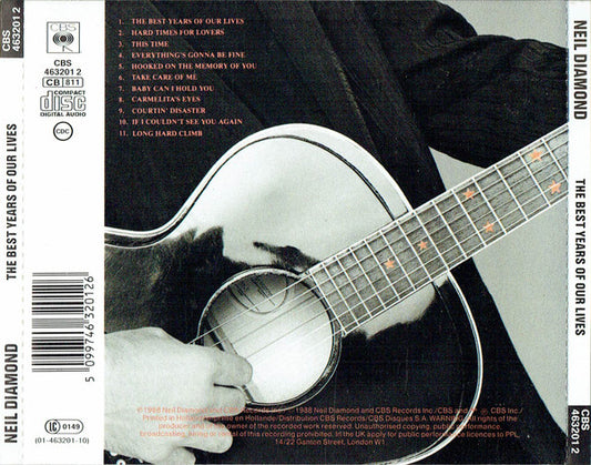 Neil Diamond : The Best Years Of Our Lives (CD, Album)