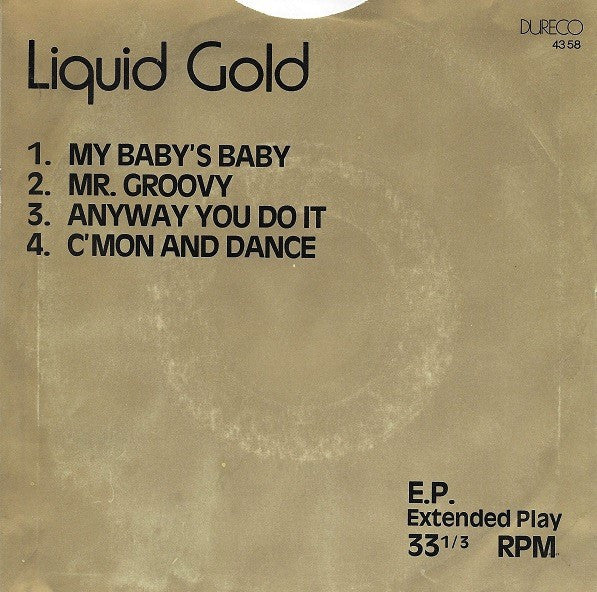 Liquid Gold : My Baby's Baby (7", EP)