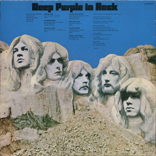 Deep Purple : In Rock (LP, Album, RE)