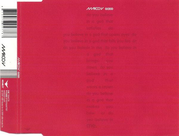 Marco V : Godd (CD, Maxi)