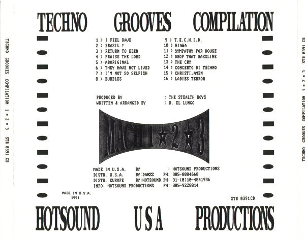 Techno Grooves : The Compilation Mach 1*2*3 (CD, Comp)