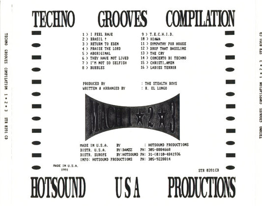 Techno Grooves : The Compilation Mach 1*2*3 (CD, Comp)