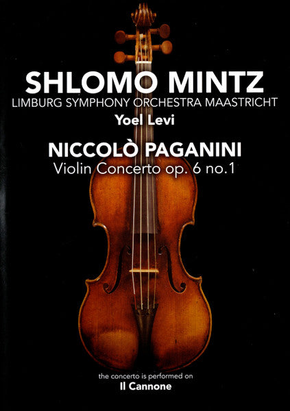 Niccolò Paganini - Shlomo Mintz, Limburgs Symfonie Orkest / Yoel Levi : Violin Concerto Op. 6 No. 1 (DVD-V, NTSC)