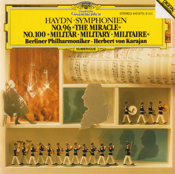Joseph Haydn, Berliner Philharmoniker · Herbert von Karajan : Symphonien No. 96 »The Miracle« No. 100 »Militar · Military · Militaire« (CD, Album)
