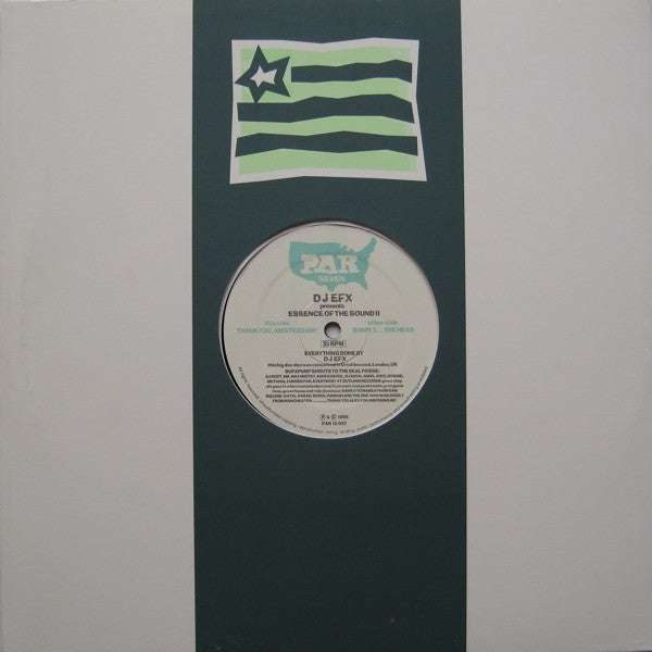 DJ EFX : Essence Of The Sound II (12")