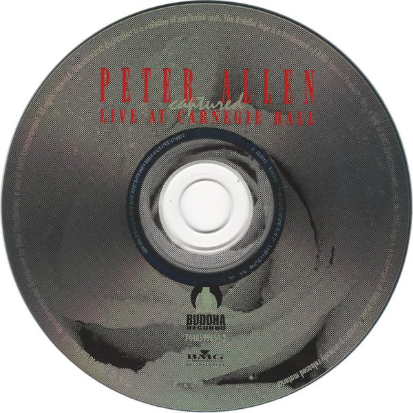 Peter Allen : Captured Live At Carnegie Hall (CD, Album, RE, RM)