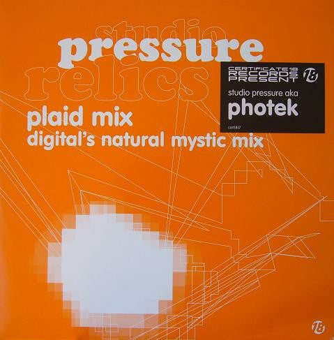 Studio Pressure : Relics (Remixes) (12", RP)