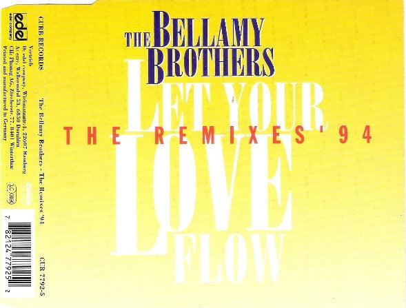 Bellamy Brothers : Let Your Love Flow - The Remixes '94 (CD, Maxi)