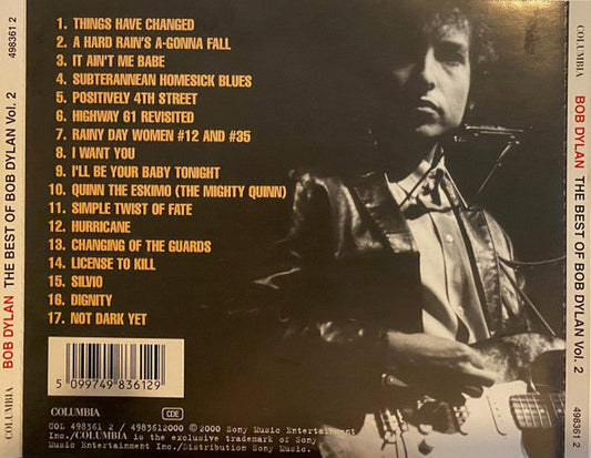 Bob Dylan : The Best Of Bob Dylan Volume 2 (CD, Comp)