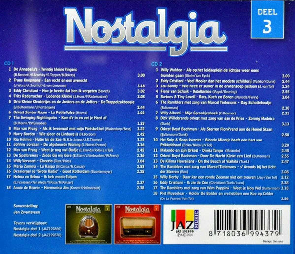 Various : Nostalgia - Deel 3 (2xCD, Comp)