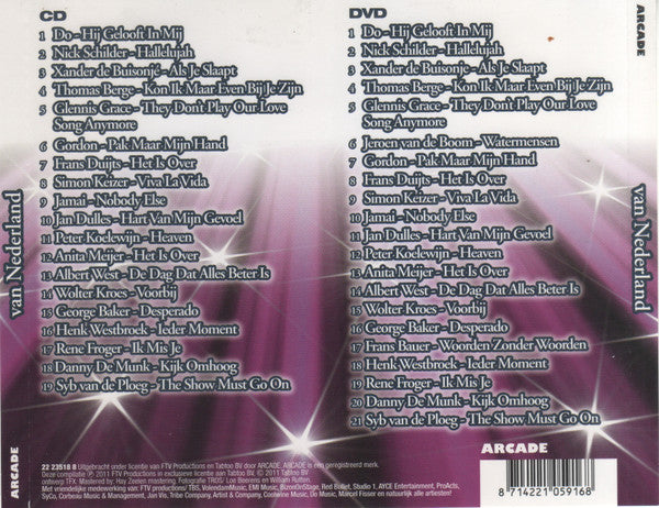 Various : De Beste Zangers Van Nederland (CD, Comp + DVD, Comp)