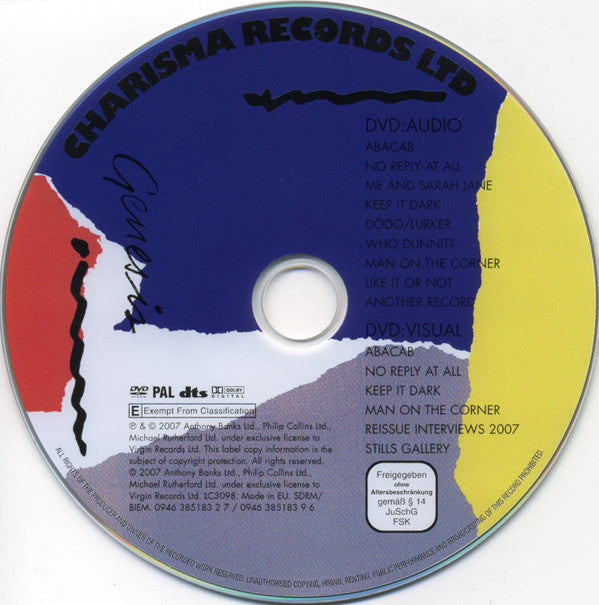 Genesis : Abacab (SACD, Hybrid, Multichannel, Album, RE + DVD-V, Mul)