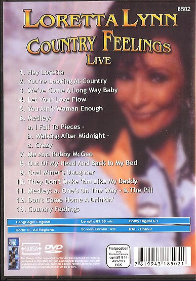 Loretta Lynn : Country Feelings Live (DVD-V)