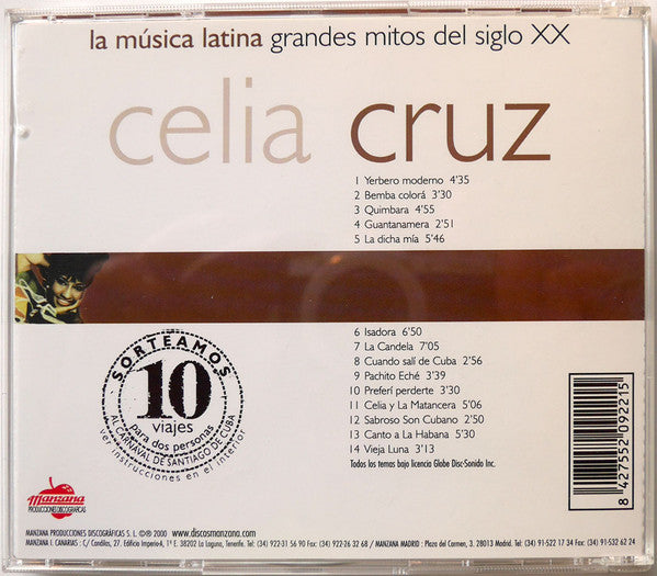 Celia Cruz : La Música Latina. Grandes Mitos Del Siglo XX (CD, Comp)