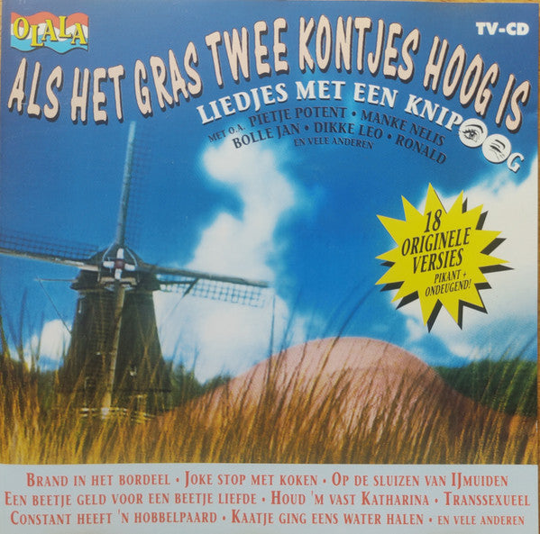Various : Als Het Gras Twee Kontjes Hoog Is - Liedjes Met Een Knipoog (CD, Comp)