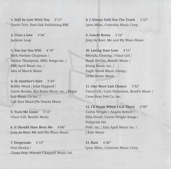 Desperado (37) & Jony De Boer (2) : Lonely Room (CD, Album)